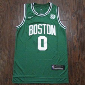 Boston Celtics #0 Jayson Tatum City Green Jersey